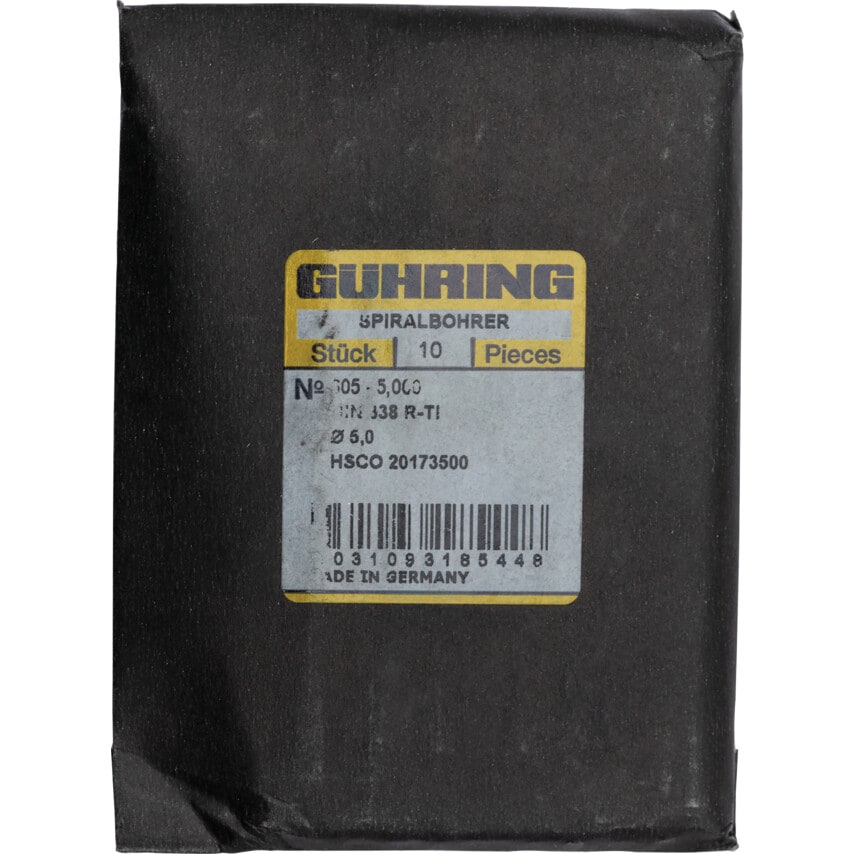 605 5.00MM HSCo (Type-TI) Jobber Drill