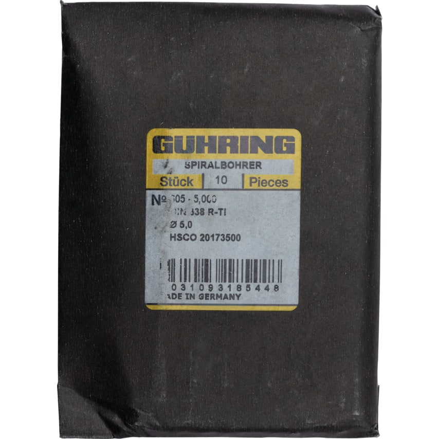 605 5.00MM HSCo (Type-TI) Jobber Drill
