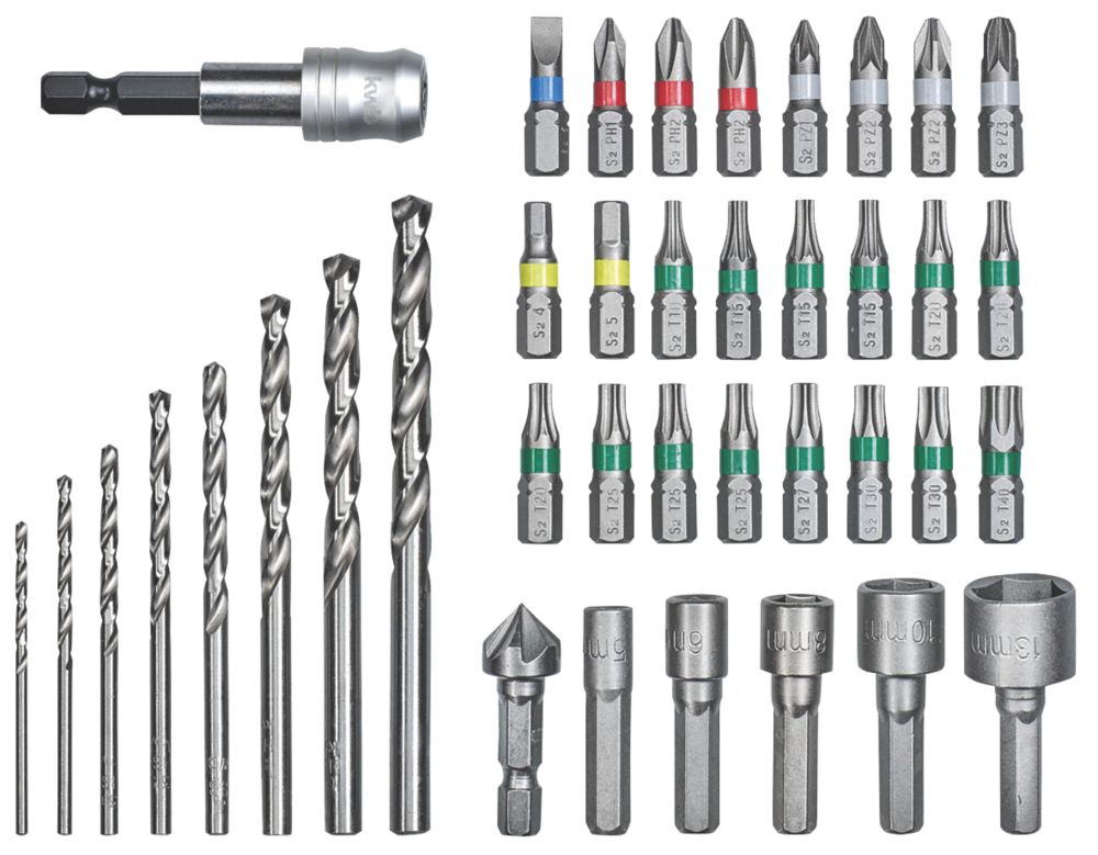 Einhell  Multi-Material HSS Drill & Screwdriver Bit Set 39 Pack