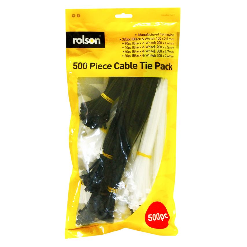 60921 500pc Cable Tie Set
