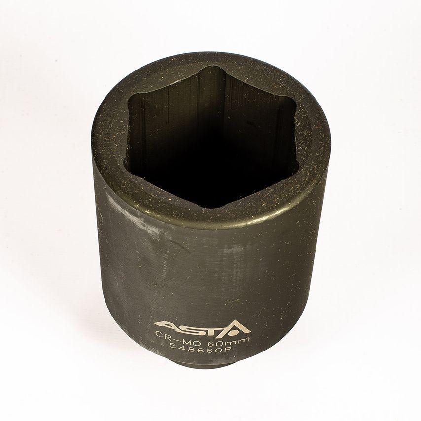 60mm 1" Drive Long/Deep Impact Socket 6 Point (6PT) Heavy Duty 120mm Long
