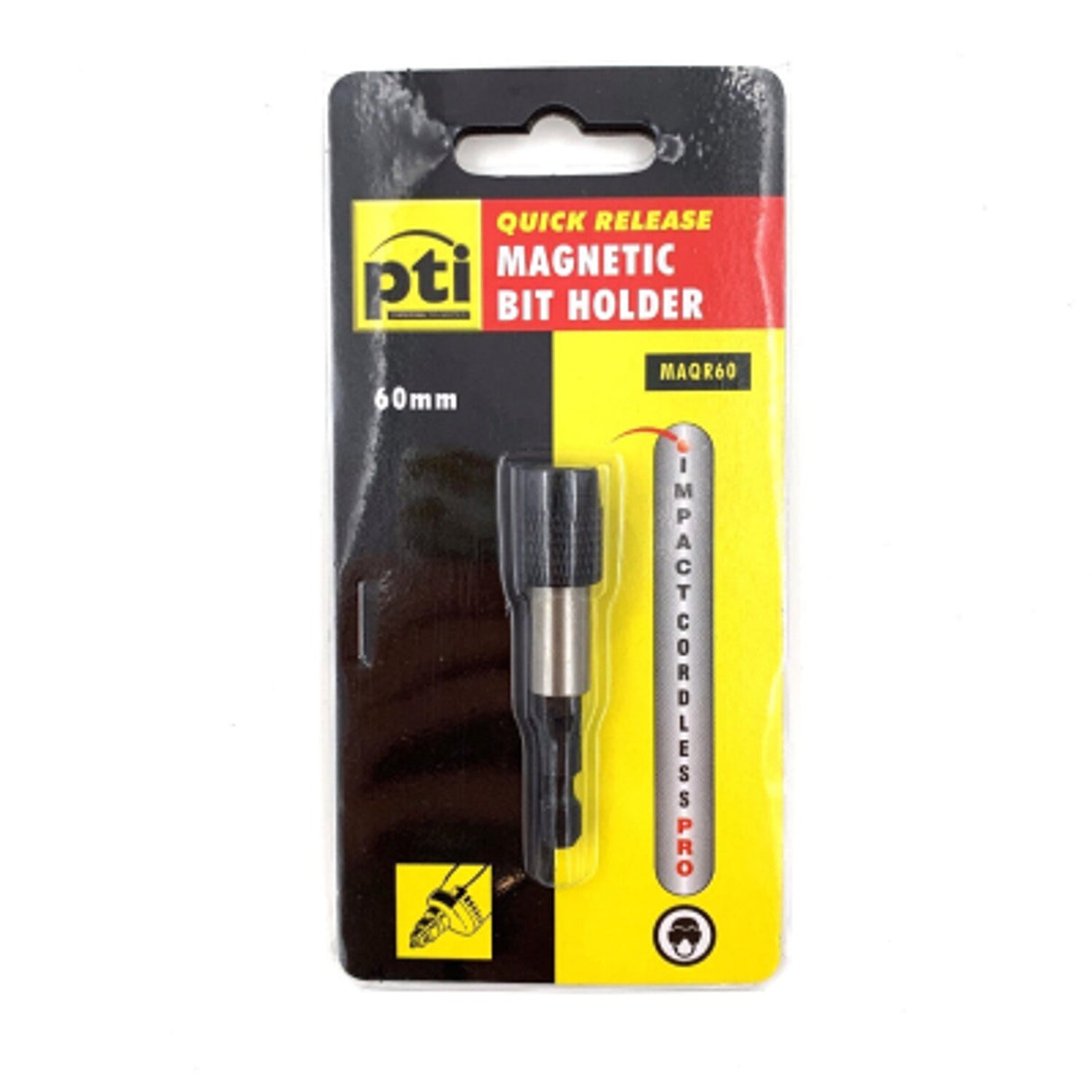 60mm Quick Release Magnetic Bit Holder - MAQR60