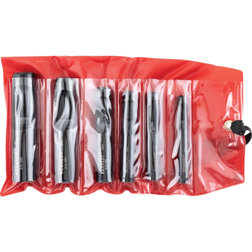 6-19mm Hollow Punch Set (6 Piece) for Cork, Leather, Plastics