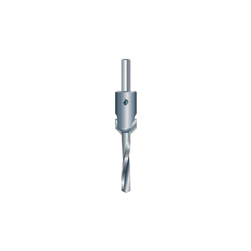 6200/4 1/2in Professional TCT Adjustable Drill and Countersink Set 1/8in Pilot