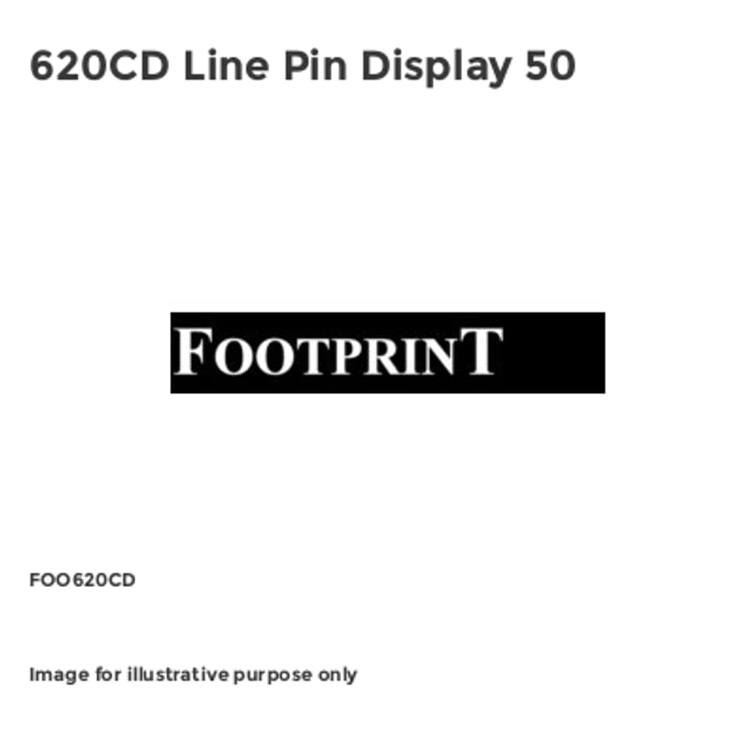 620CD Line Pin Display 50 FOO620CD