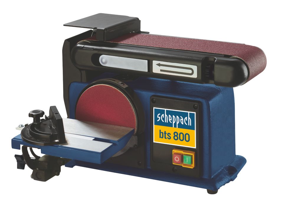 Scheppach BTS 800 4" 370W Brushless Electric Sander / Linisher 230V