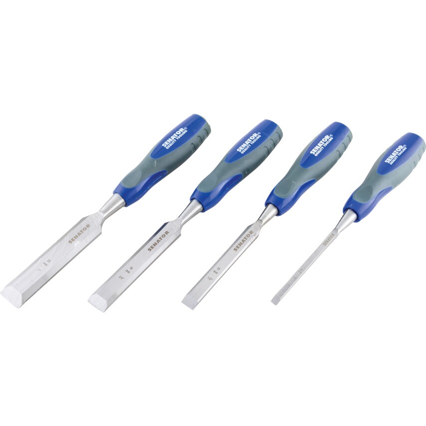 6-25mm Bevel Edge Wood Chisel Set 4 Piece