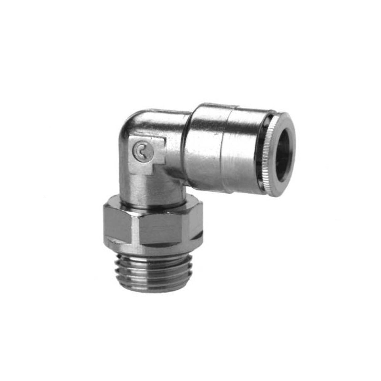 6522 6-M5 Male Stud Swivel Elbow Parallel