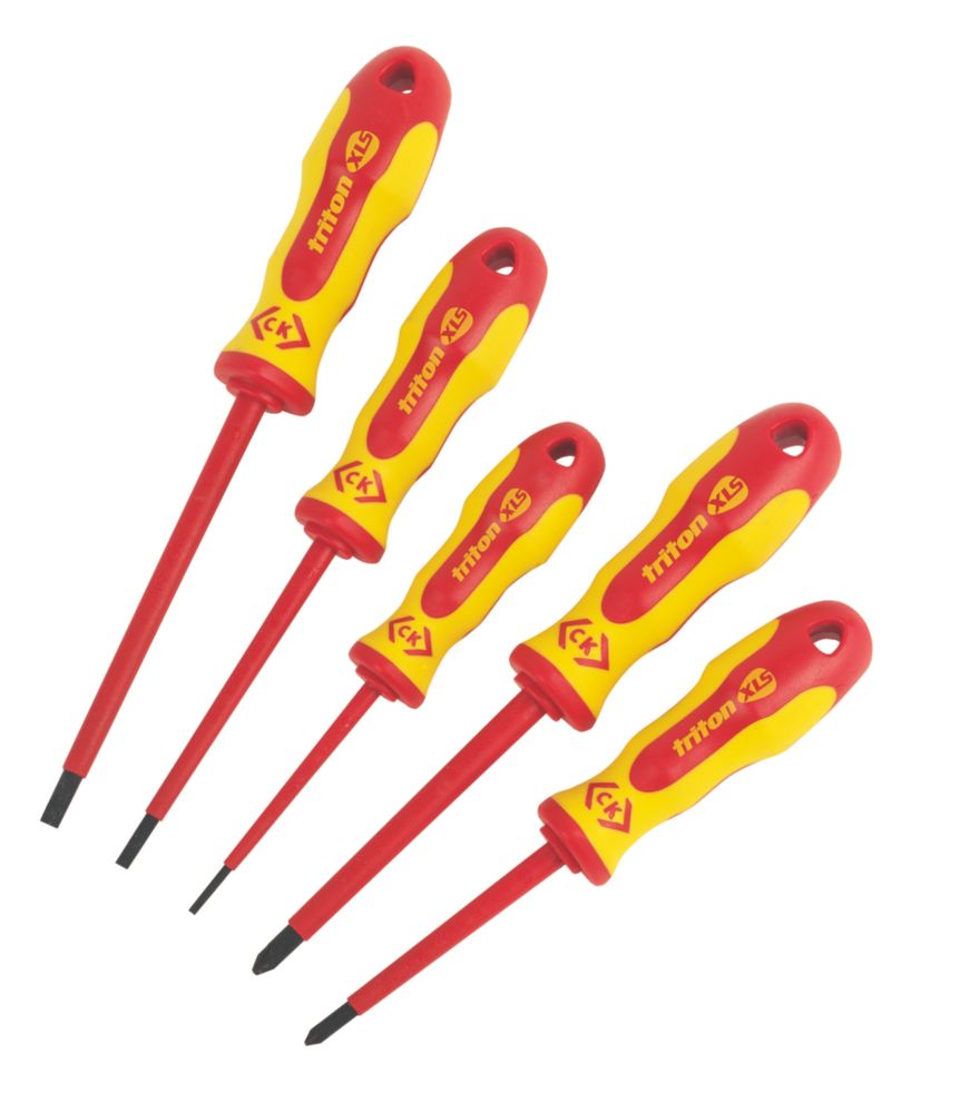 C.K Triton XLS Mixed  Electrical Insulated Screwdriver Set 5 Pcs