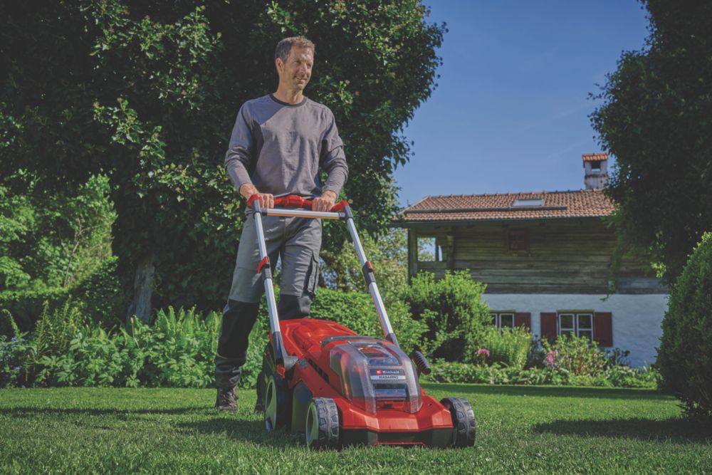 Einhell RASARRO 36/38 36V 2 x 4.0Ah Li-Ion Power X-Change Brushless Cordless 38cm Lawn Mower