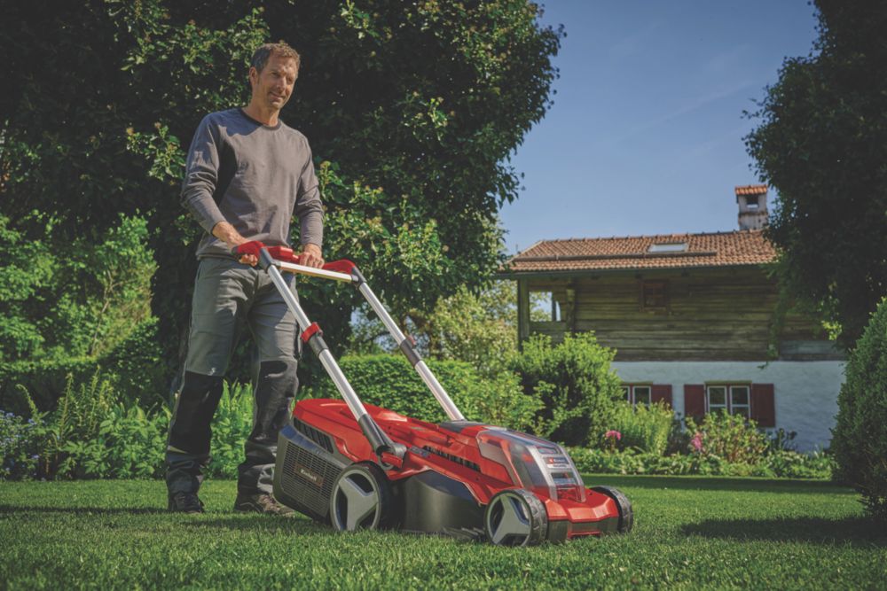 Einhell RASARRO 36/38 36V 2 x 4.0Ah Li-Ion Power X-Change Brushless Cordless 38cm Lawn Mower