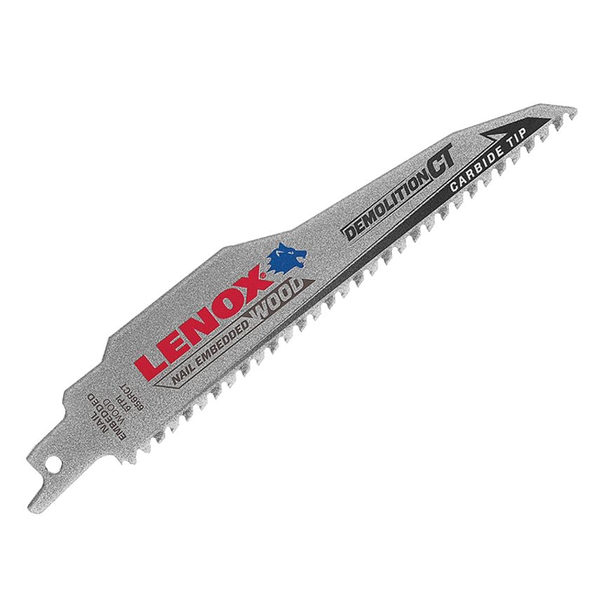 656RCT DEMOLITION CT Reciprocating Saw Blade 150mm 6 TPI LEN1832118