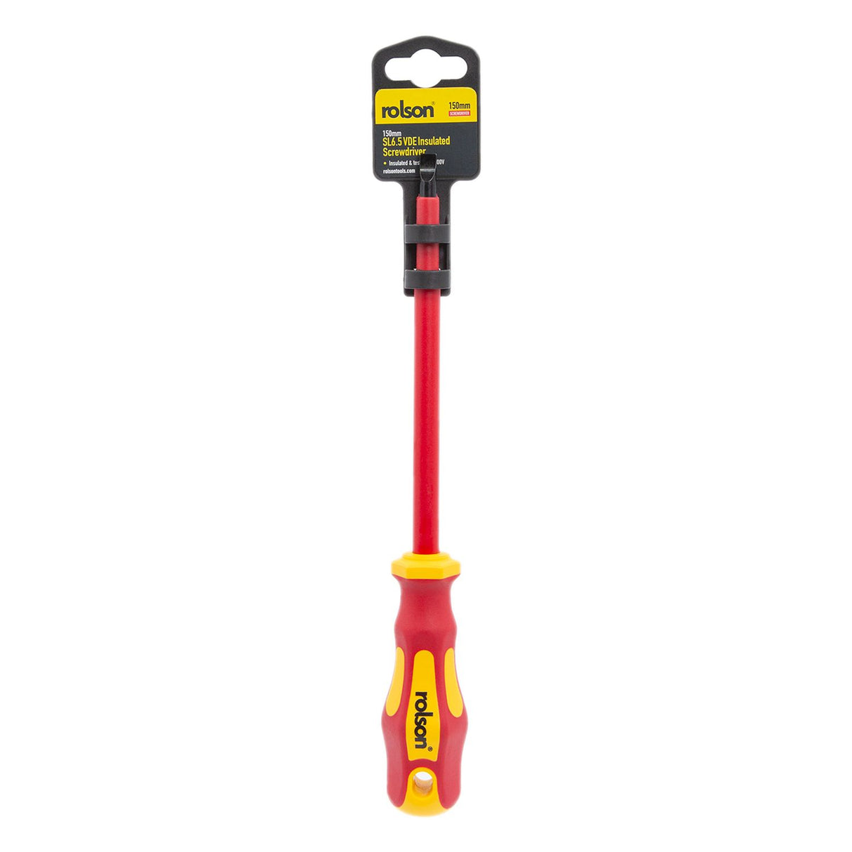 6.5 x 150mm Slotted VDE Screwdriver
