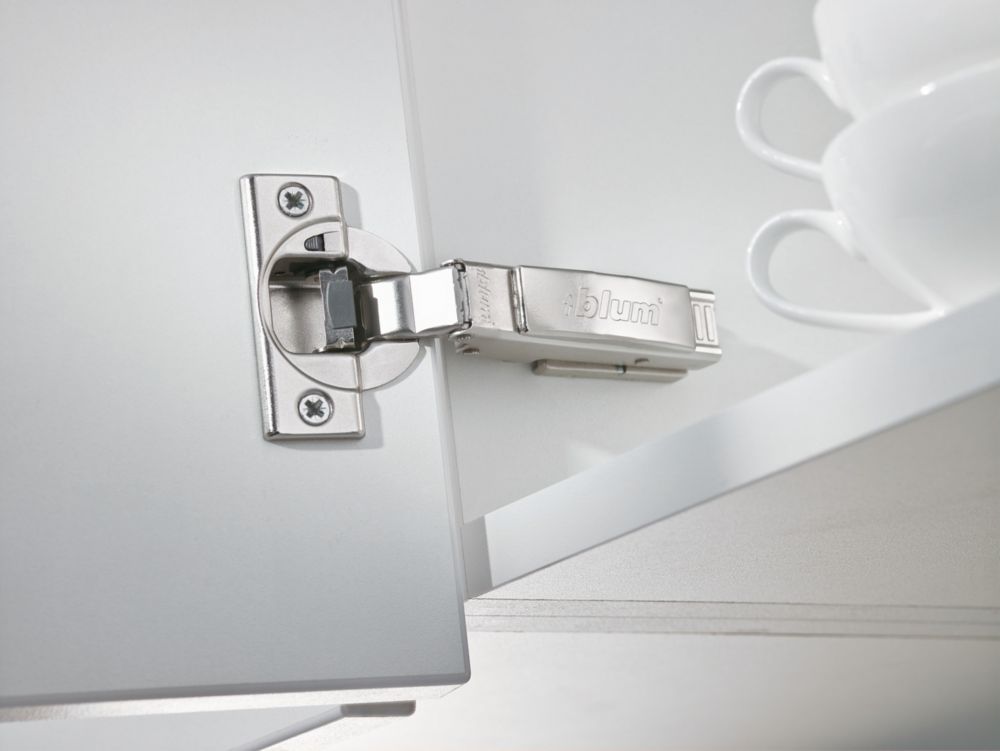 Blum Blumotion Steel 110ř Soft-Close Clip-On Concealed Hinges 112mm 2 Pack