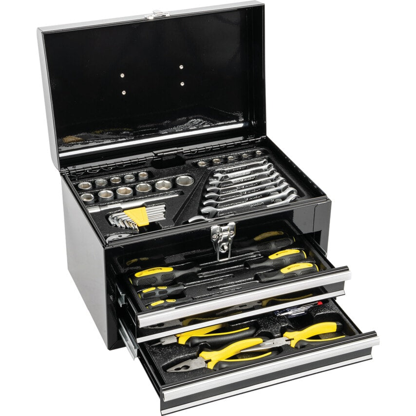 67 Piece Tool Kit in 2 Drawer Tool Chest