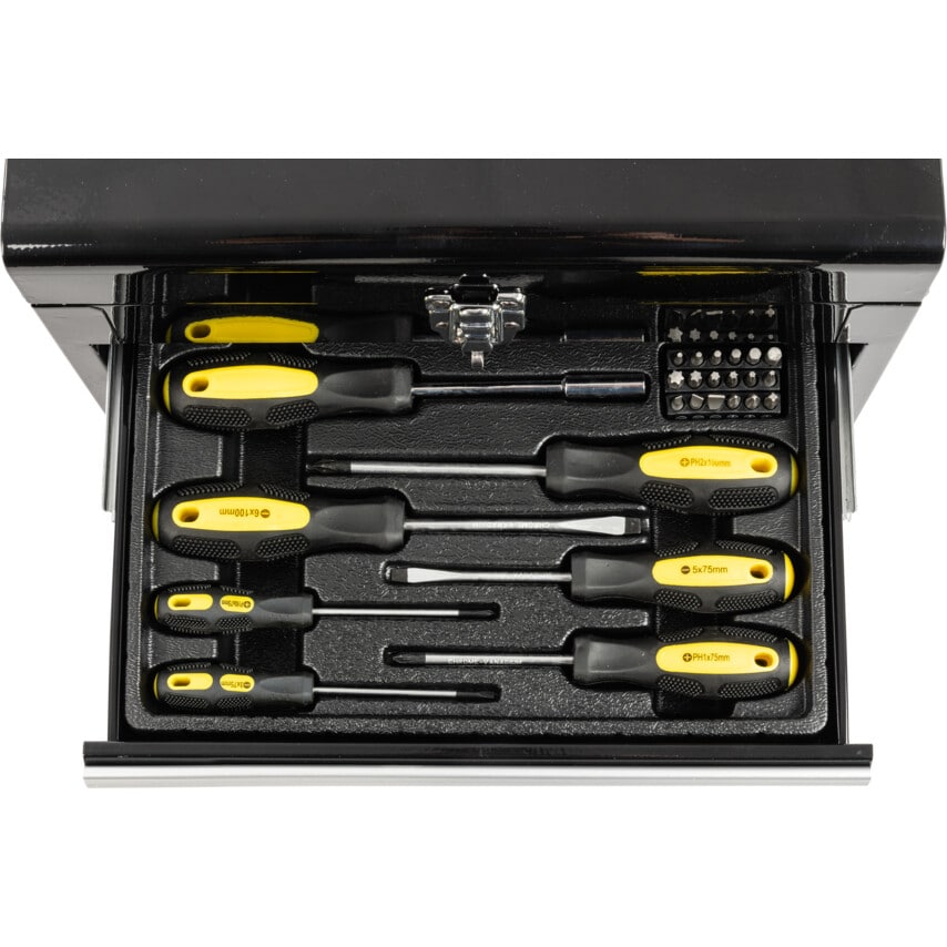 67 Piece Tool Kit in 2 Drawer Tool Chest