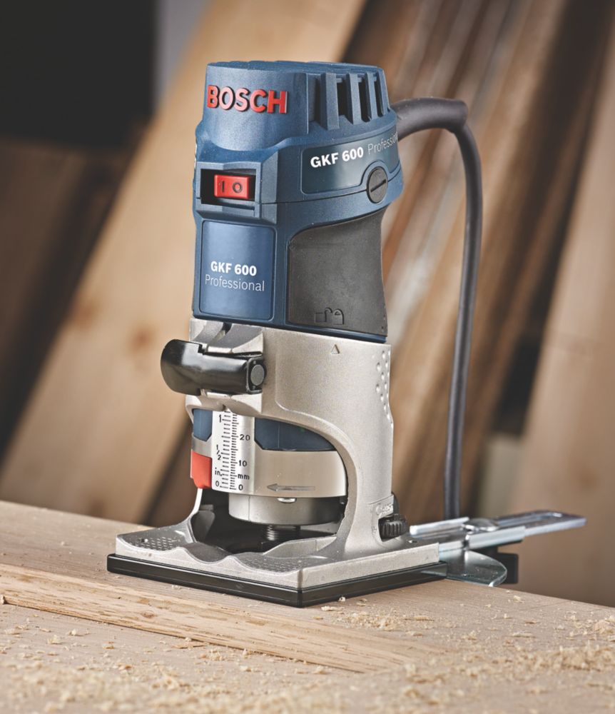 Bosch GKF600 600W 1/4"  Electric Palm Router 240V