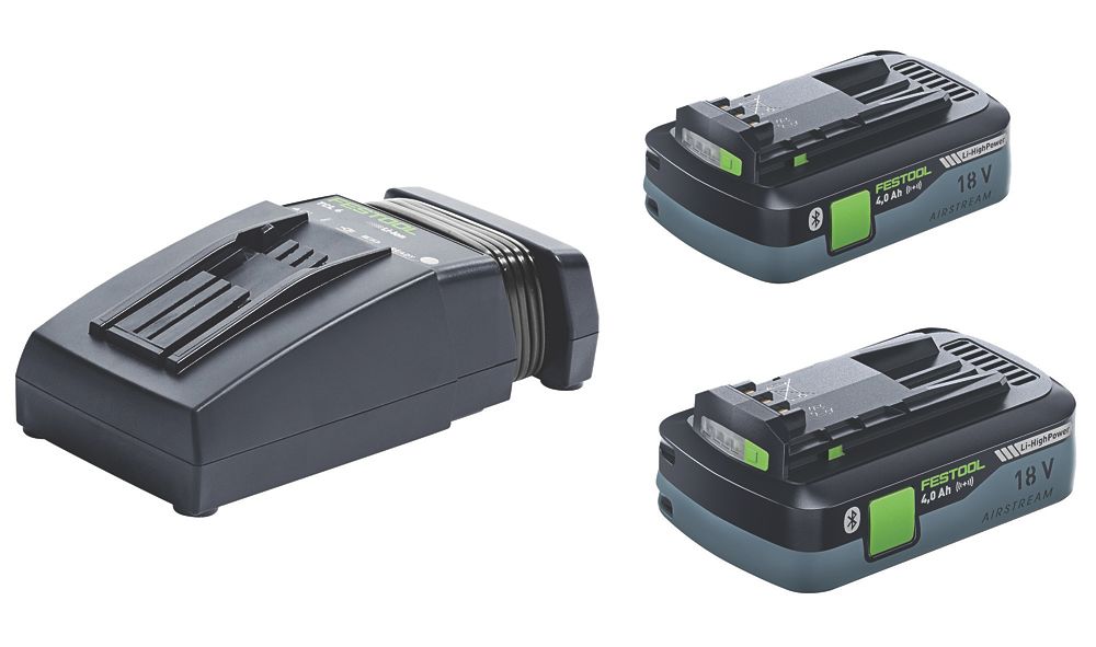 Festool T 18+3 HPC 4.0 I-Set 18V 2 x 4.0Ah Li-Ion Airstream Li-High Power Brushless Cordless Drill Driver
