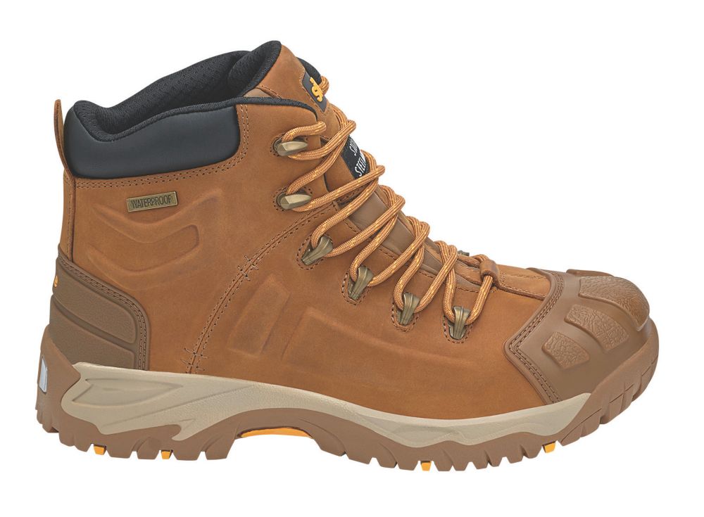 Site Fortress    Safety Boots Tan Size 9