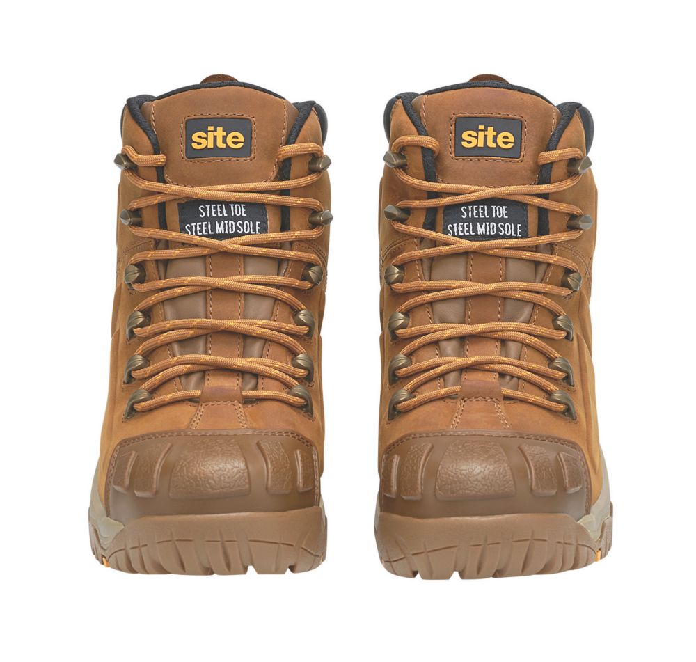 Site Fortress    Safety Boots Tan Size 9