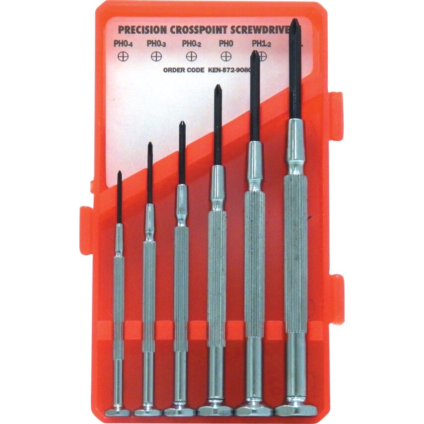 6-Piece Precision Screwdriver & Tool Set