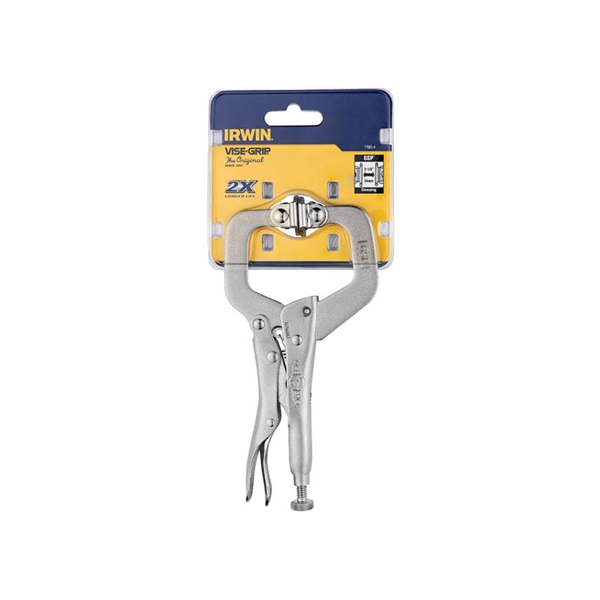 6SP Locking C-Clamp Swivel Pad 150mm (6in) VIS6SP