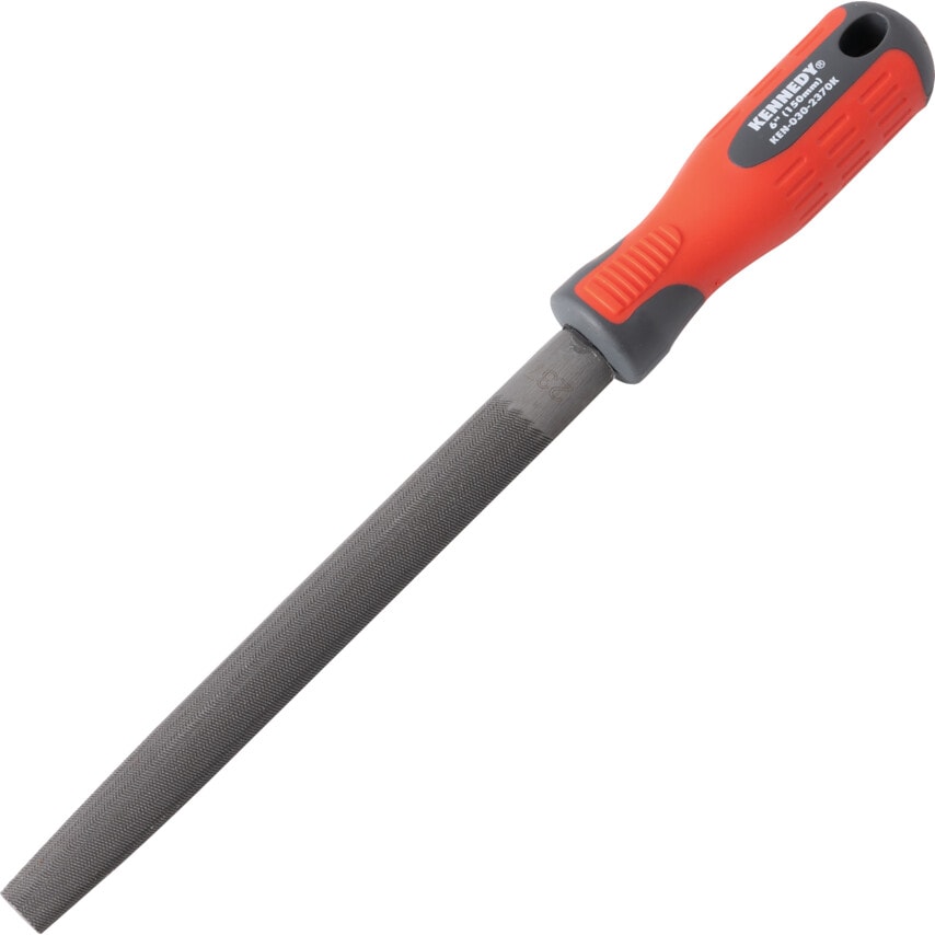 6" (150MM) H/Round Second Engineers File + Handle
