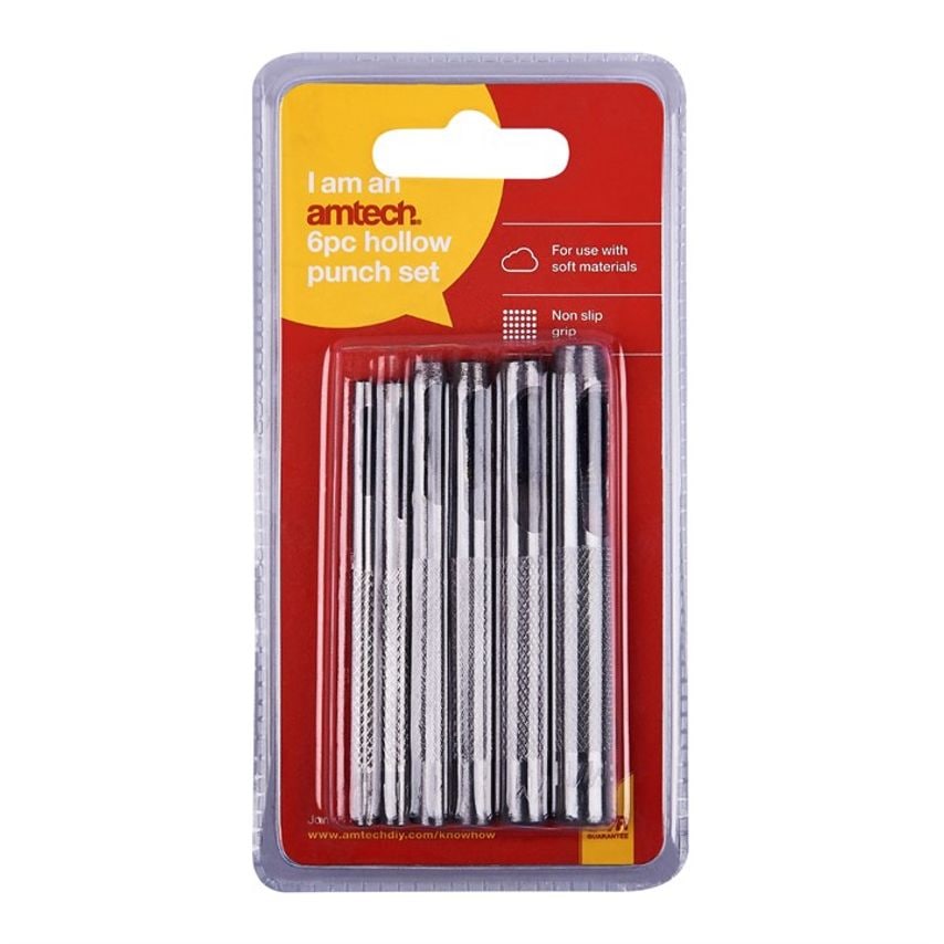 6 Piece Hollow Punch Set