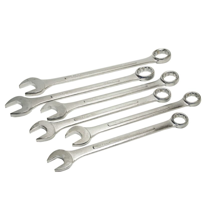 6 Piece Jumbo Spanner Set Metric