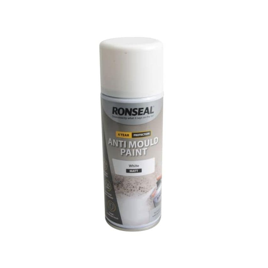 6 Year Anti Mould Aerosol White Matt 400ml