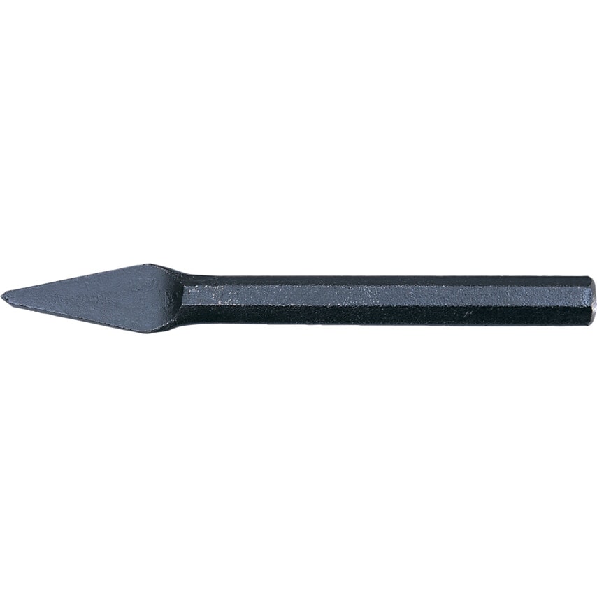 6" x 1/4" x 1/2" Cross Cut Cold Chisel