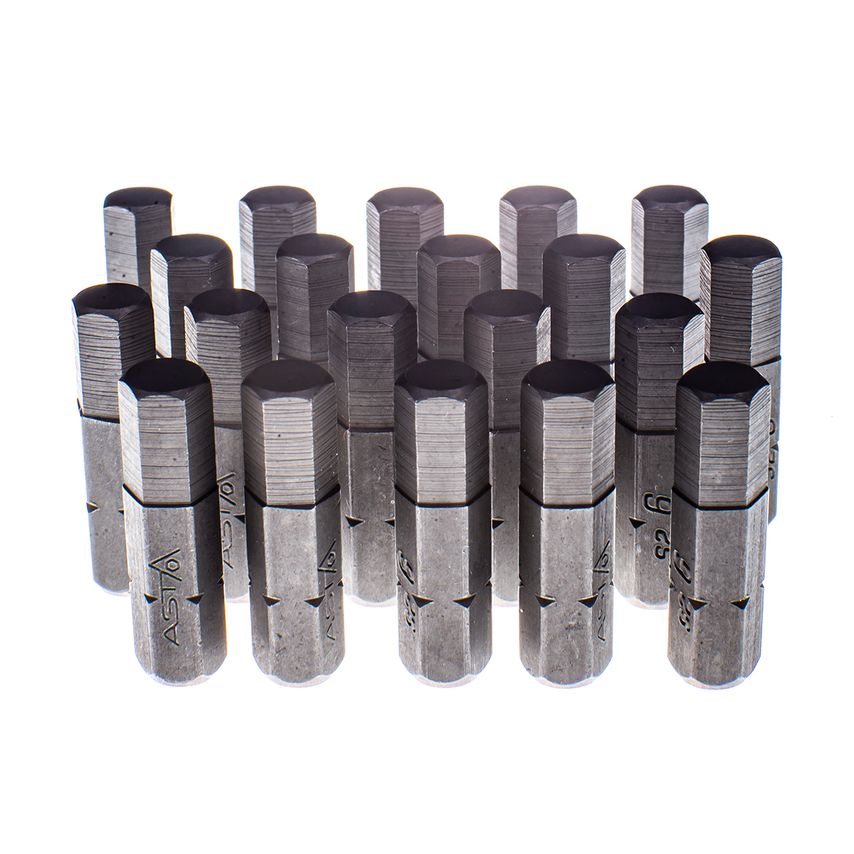 6mm Hex Insert Bit Allen Key 1/4" Shaft Hex Drive 25mm Long S2 Steel