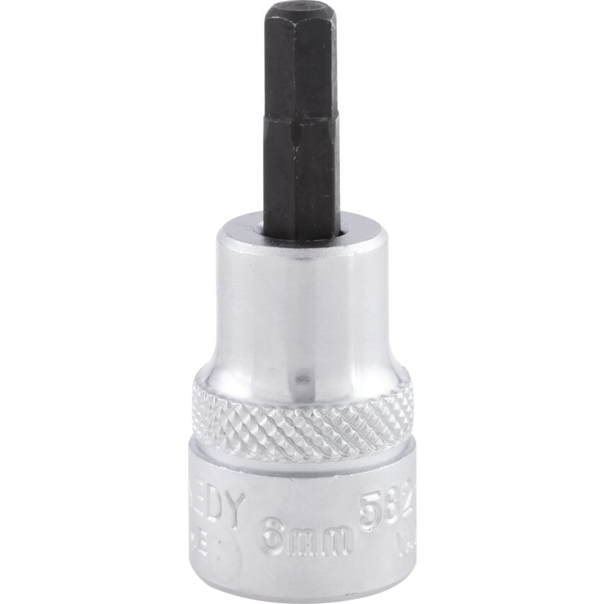 6mm Hex Socket Bit 3/8" Square Drive