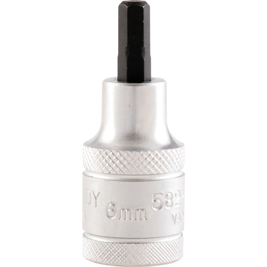6mm x 55mm Hex Bit Socket 1/2" Square Drive