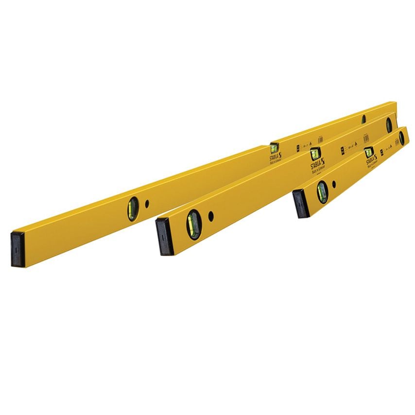 70-2 Double Plumb Spirit Level Pack 60cm, 120cm & 180cm STB702SET
