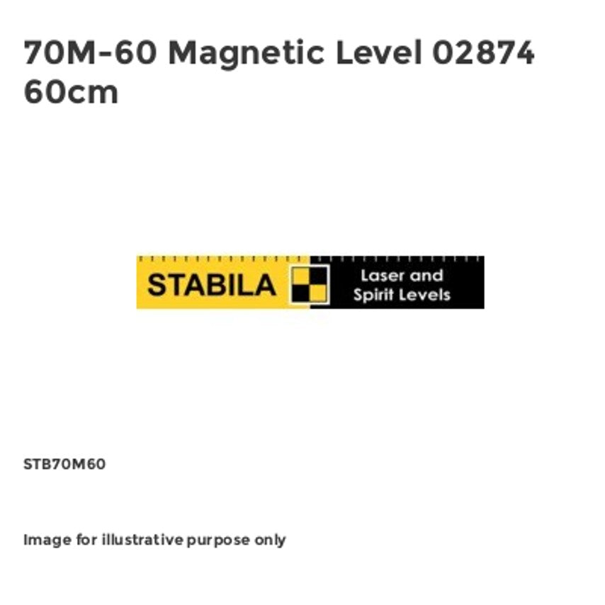 70M-60 Magnetic Level 02874 60cm