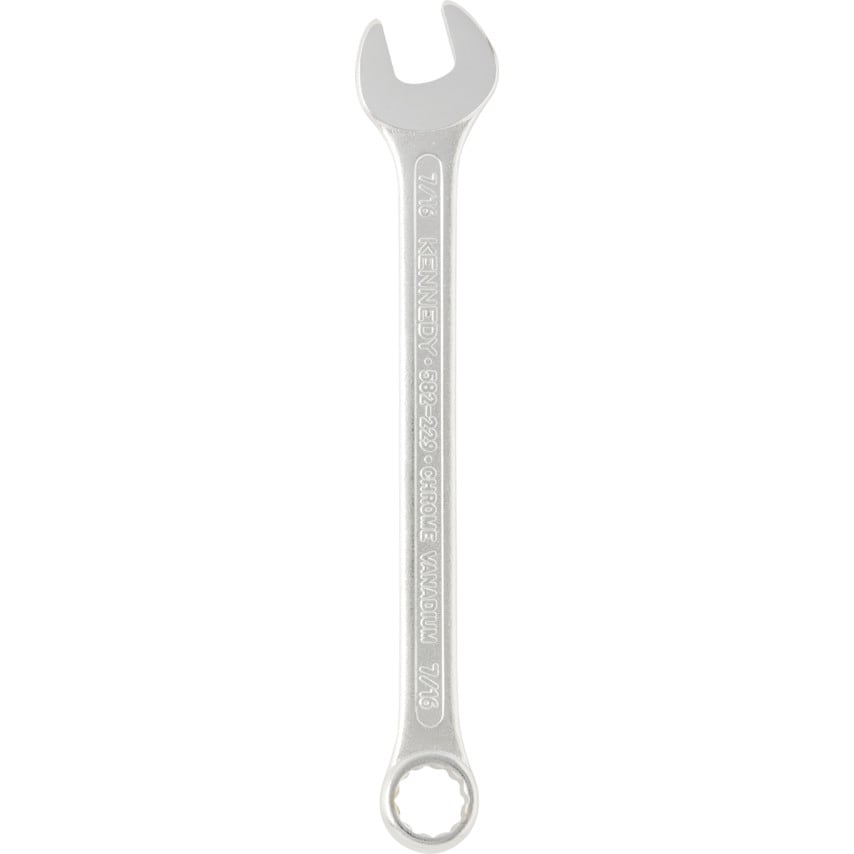 7/16" A/F Chrome Vanadium Comb Spanner