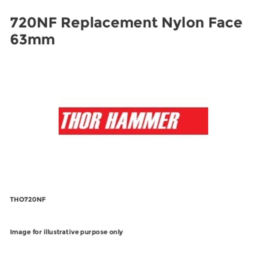 720NF Replacement Nylon Face 63mm