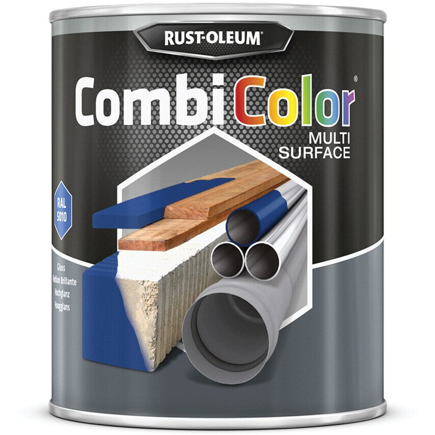 7326MS CombiColor Gloss Blue Multi-surface Paint - 750ML