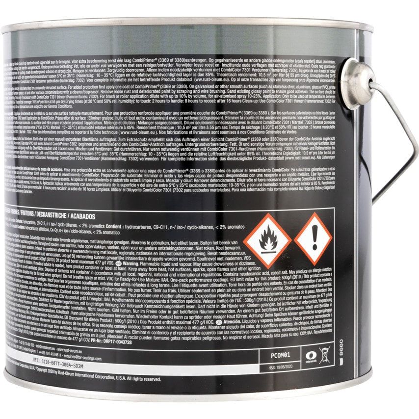 7326 Combicolor Gentian Blue Metal Paint - 2.5LTR