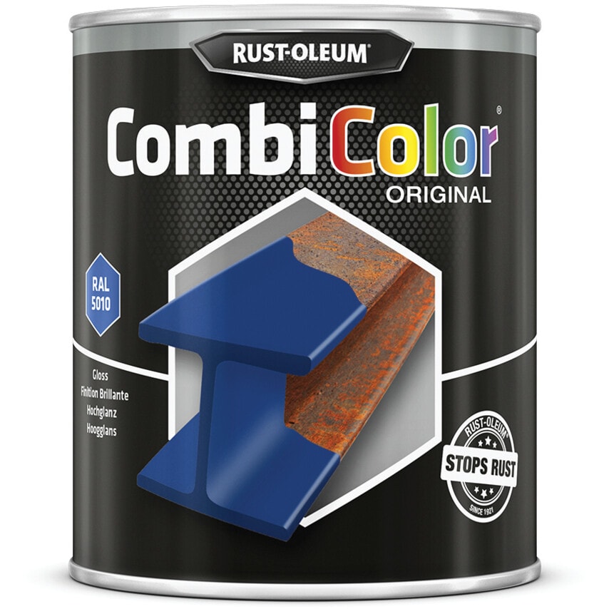 7326 Combicolor Gentian Blue Metal Paint - 750ML