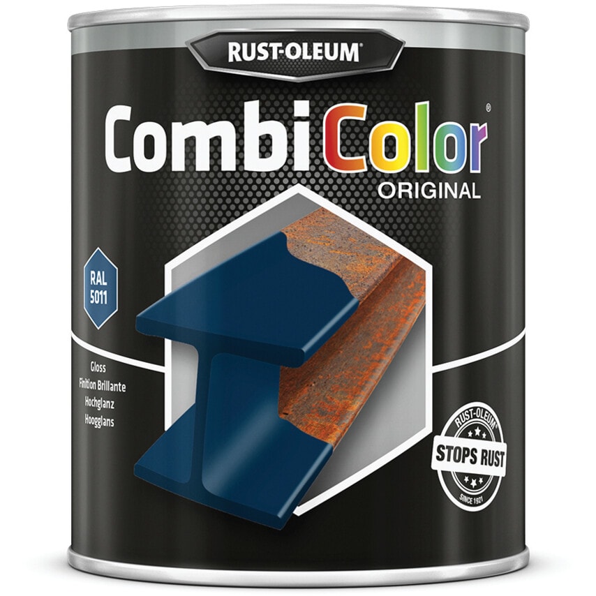 7329 Combicolor Steel Blue Metal Paint - 750ML