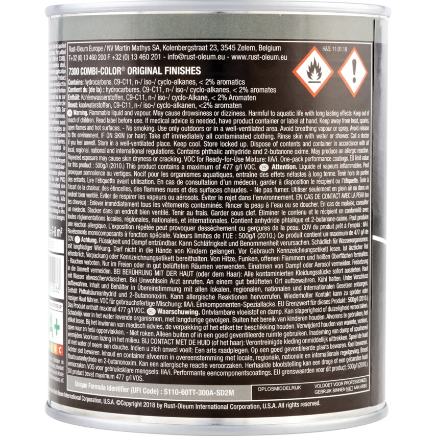 7329 Combicolor Steel Blue Metal Paint - 750ML