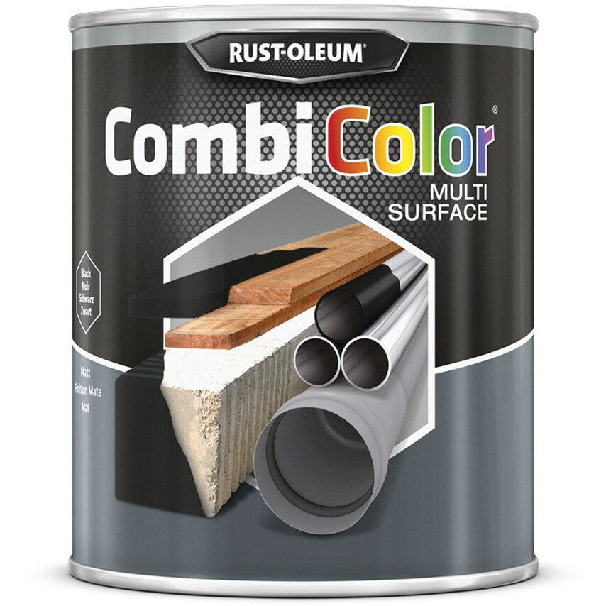 7378MS CombiColor Multi-surface Matt Black 750ML