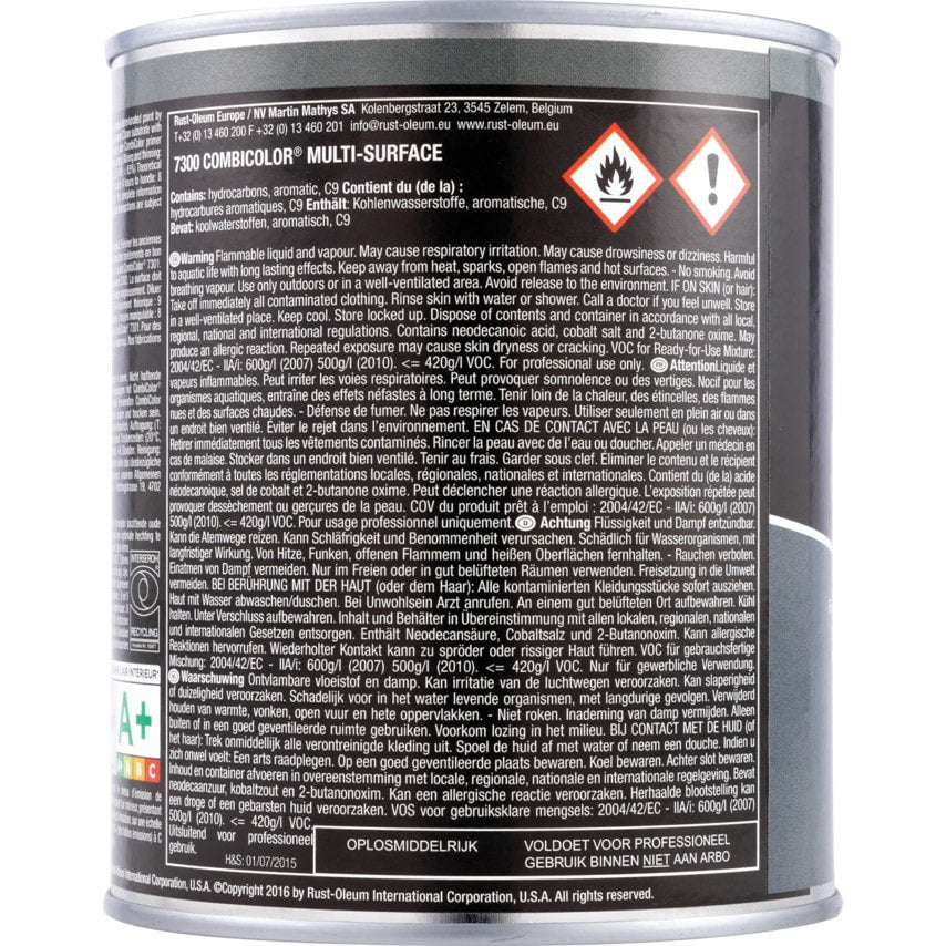 7381MS CombiColor Gloss Light Grey Multi-surface Paint - 750ML