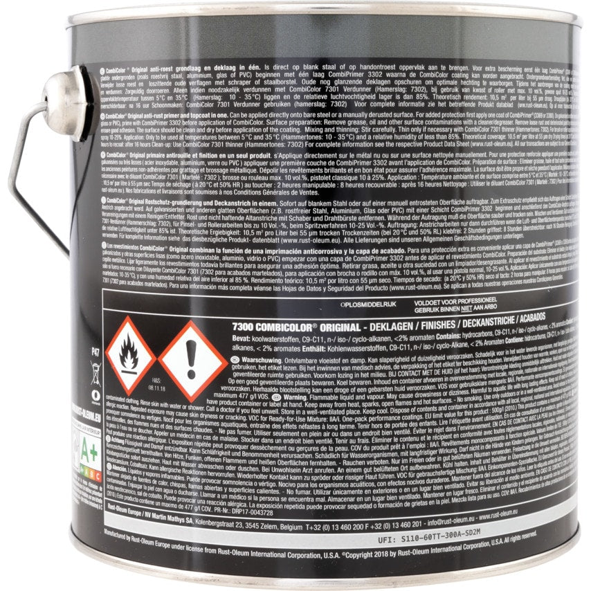 7381 Combicolor Light Grey Metal Paint - 2.5LTR