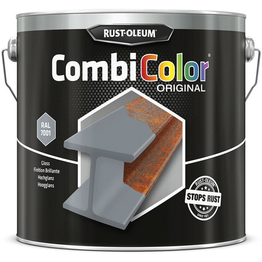 7382 Combicolor Steel Grey Metal Paint - 2.5LTR