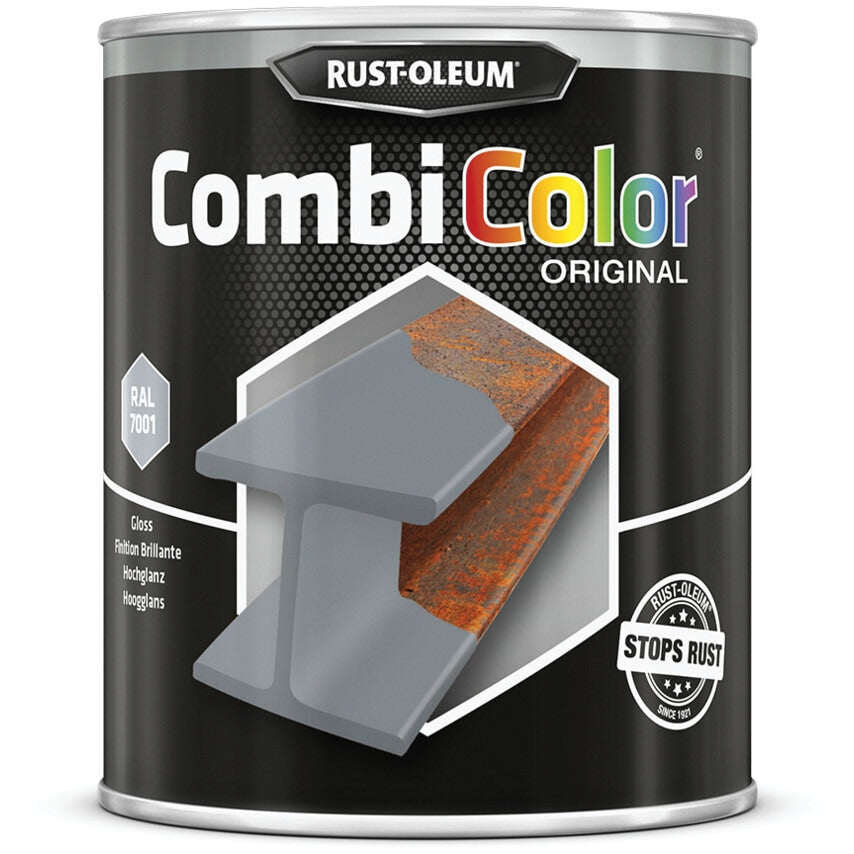 7382 Combicolor Steel Grey Metal Paint - 750ML