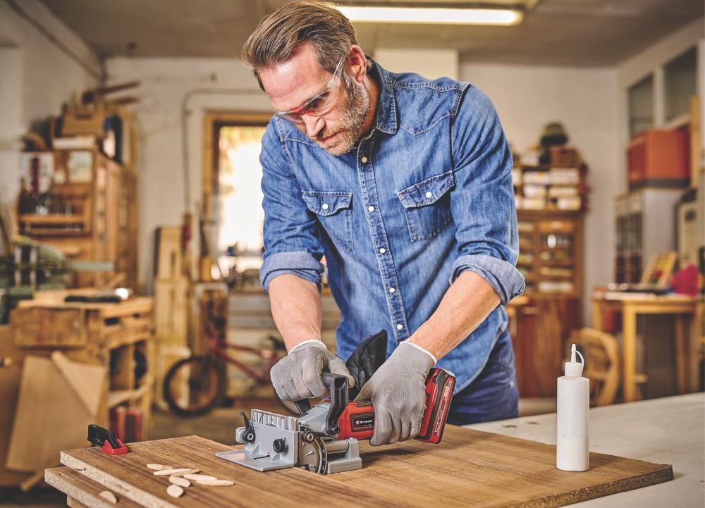 Einhell TE-BJ 18 Li-Solo 18V Li-Ion Power X-Change  Cordless Biscuit Jointer - Bare