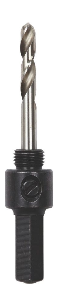 Erbauer  Hex Shank Metal Holesaw Arbor with 75mm Pilot Drill